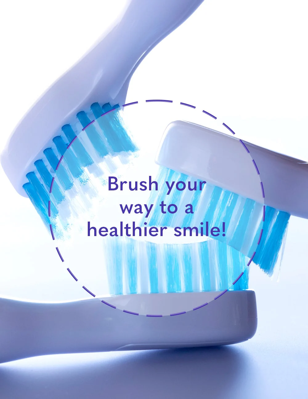 Vibrite® BLUE LED Light Toothbrush Replacement Brush Heads (Set of 3) - Image 4